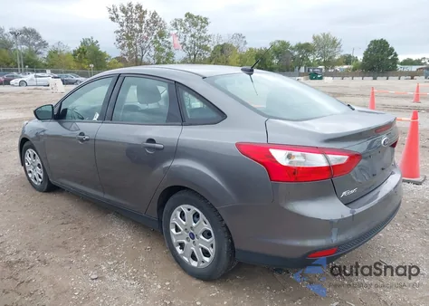 2012 Ford Focus Se from USA, damaged, VIN 1FAHP3F24CL353567